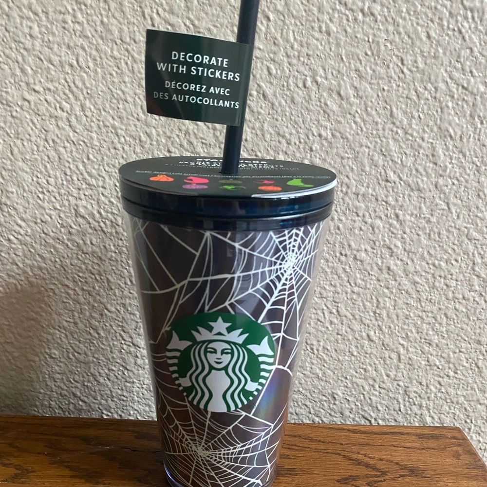 Starbucks cold drink tumbler, limited edition glow in the dark